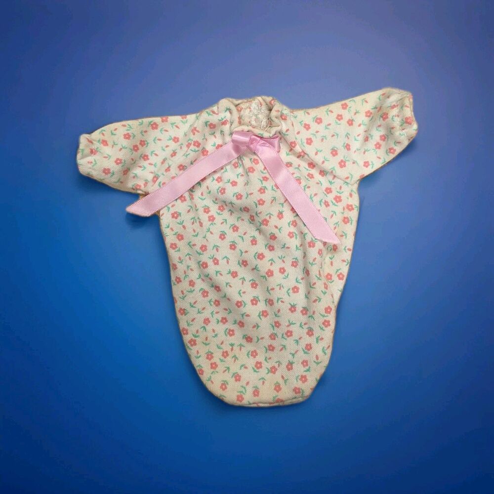 FLANNEL NEWBORN DOLL BUNTING SACK SLEEPER OUTFIT NO BOTTOM